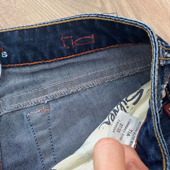 Silver Jeans Dark Blue "Tia" Flare Jeans - Picture 5 of 16